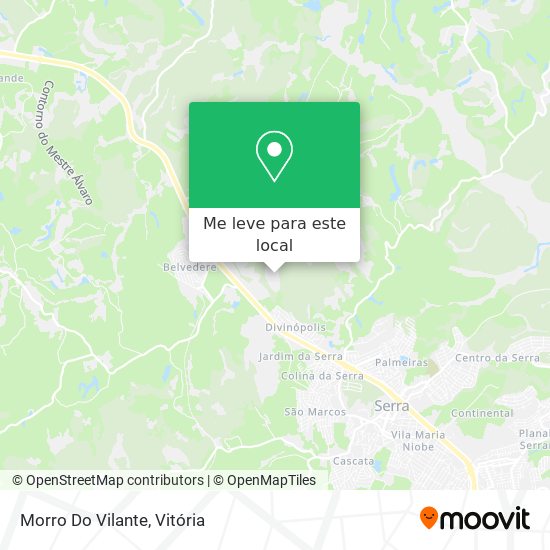 Morro Do Vilante mapa
