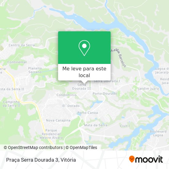 Praça Serra Dourada 3 mapa