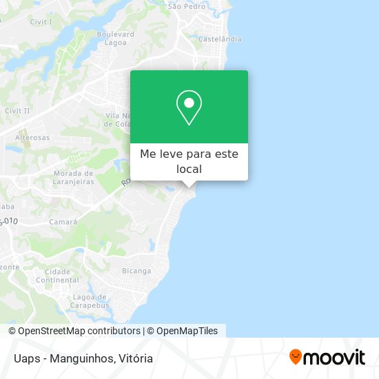 Uaps - Manguinhos mapa