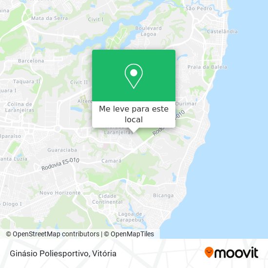 Ginásio Poliesportivo mapa