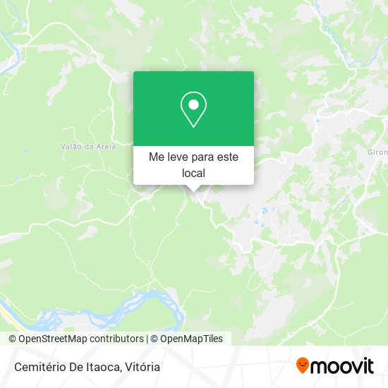 Cemitério De Itaoca mapa