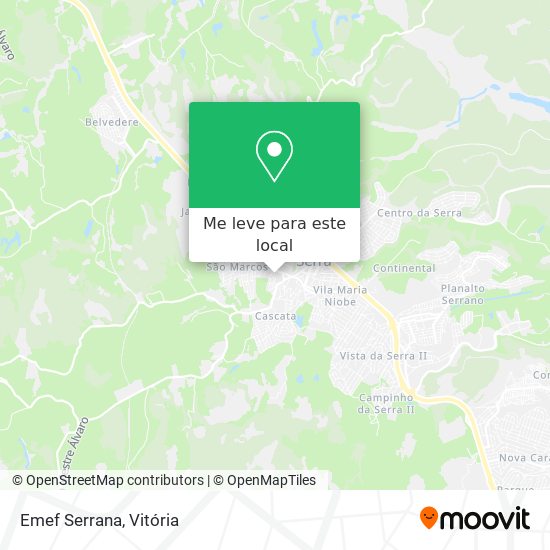 Emef Serrana mapa