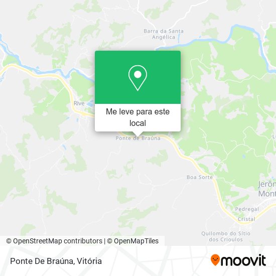 Ponte De Braúna mapa