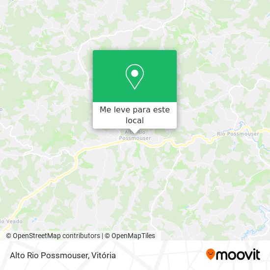 Alto Rio Possmouser mapa