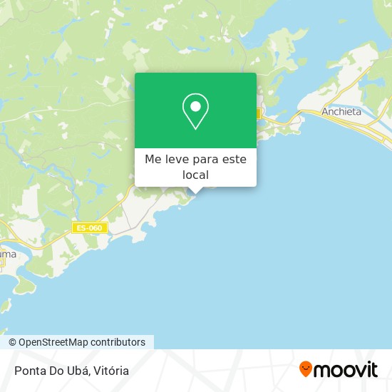 Ponta Do Ubá mapa