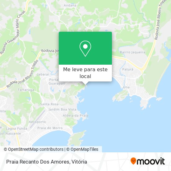 Praia Recanto Dos Amores mapa