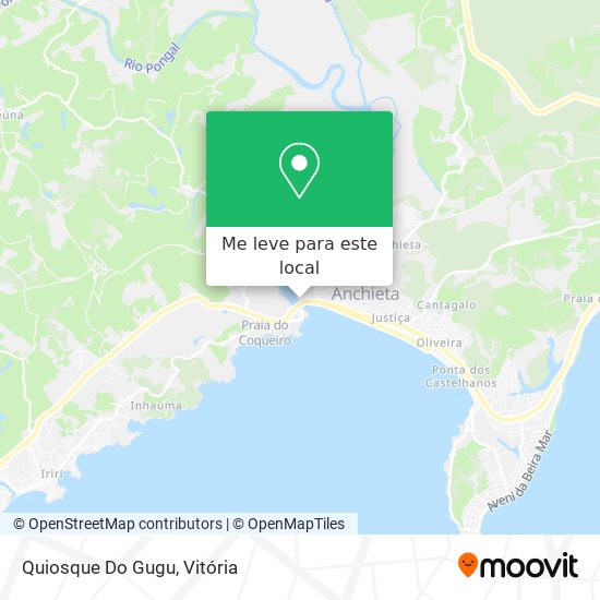 Quiosque Do Gugu mapa