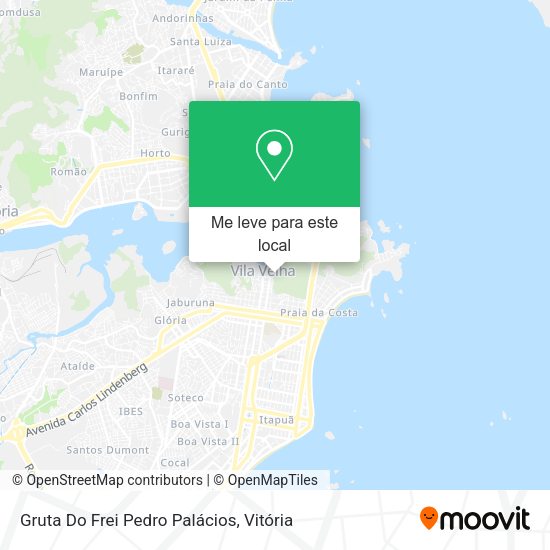 Gruta Do Frei Pedro Palácios mapa