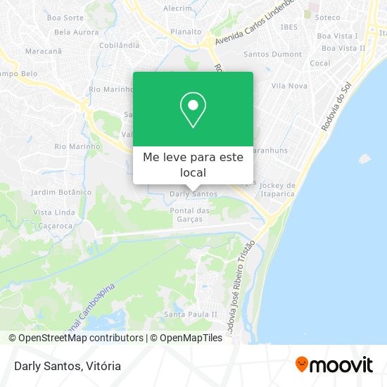 Darly Santos mapa