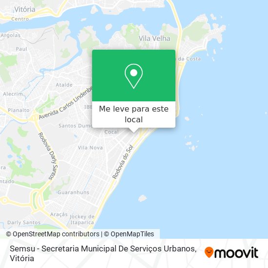 Semsu - Secretaria Municipal De Serviços Urbanos mapa