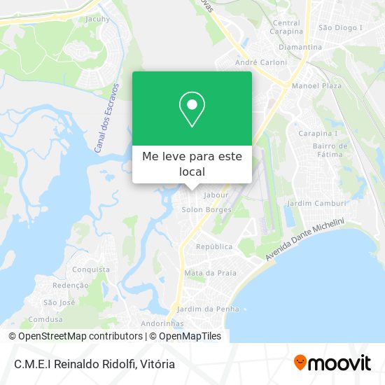 C.M.E.I Reinaldo Ridolfi mapa