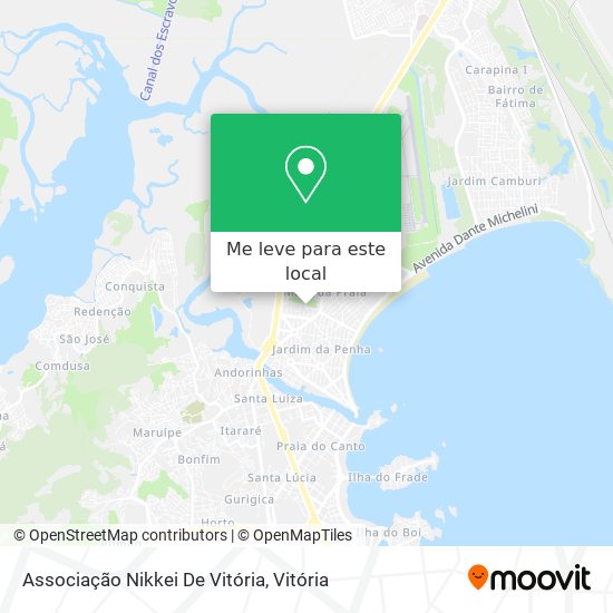 Associação Nikkei De Vitória mapa