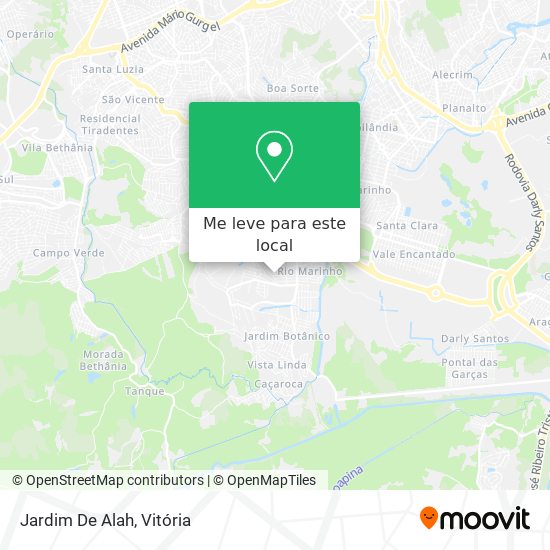 Jardim De Alah mapa