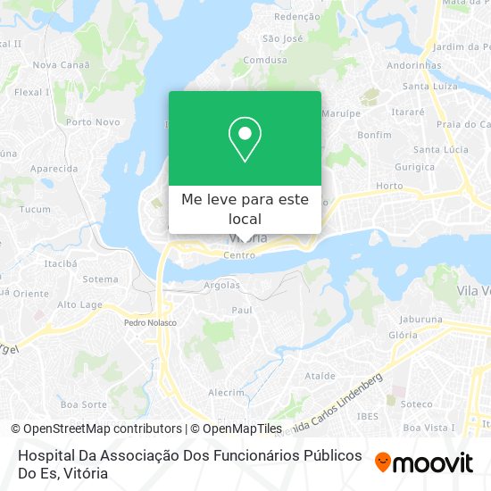 Hospital Da Associação Dos Funcionários Públicos Do Es mapa