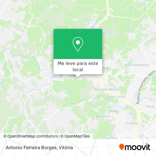 Antonio Ferreira Borges mapa