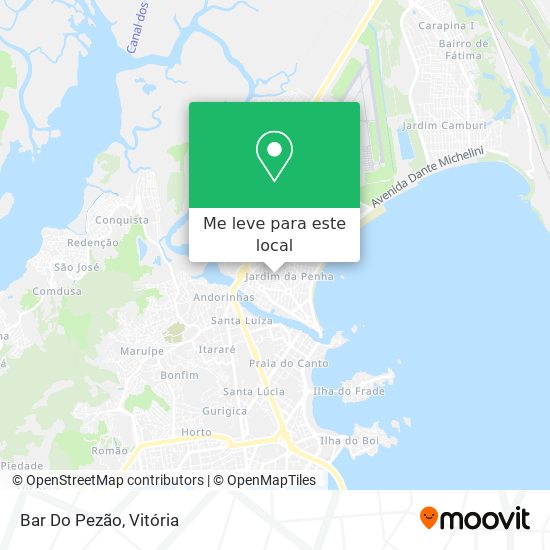 Bar Do Pezão mapa