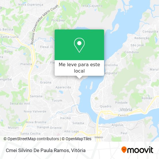 Cmei Silvino De Paula Ramos mapa