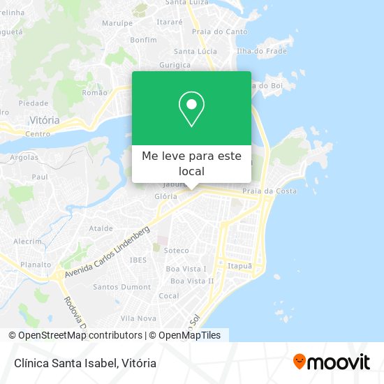 Clínica Santa Isabel mapa