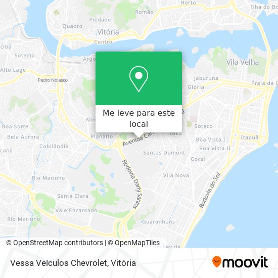 Vessa Veículos Chevrolet mapa