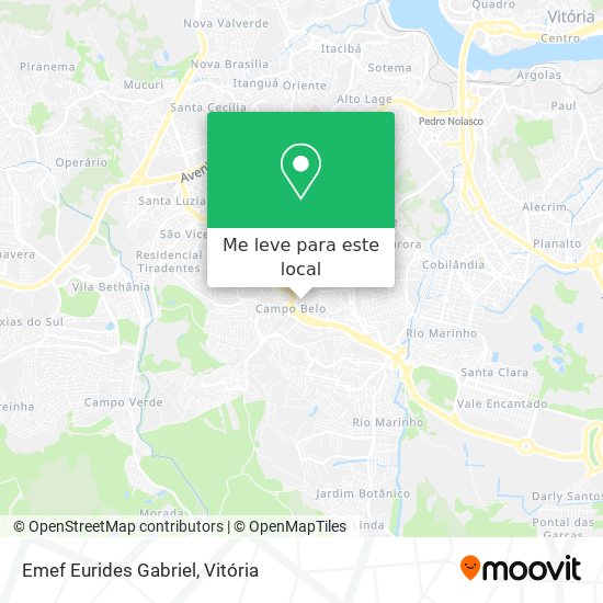 Emef Eurides Gabriel mapa