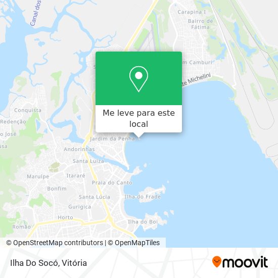 Ilha Do Socó mapa