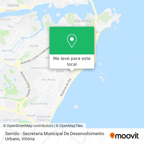 Semdu - Secretaria Municipal De Desenvolvimento Urbano mapa
