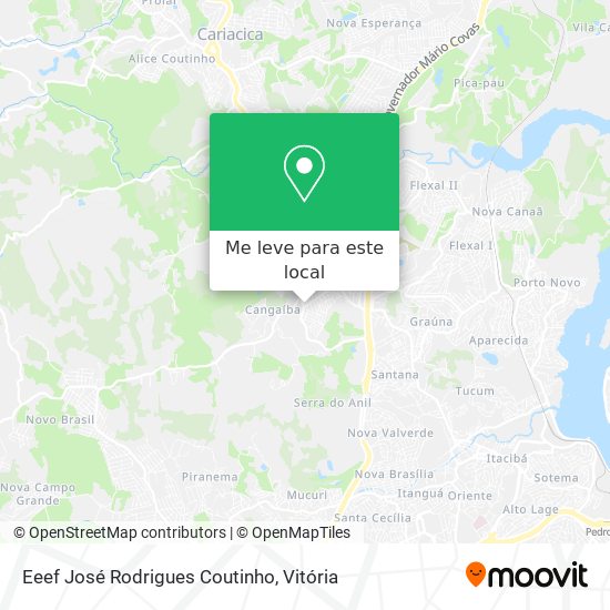 Eeef José Rodrigues Coutinho mapa