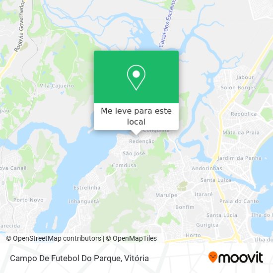Campo De Futebol Do Parque mapa