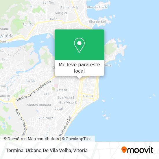 Terminal Urbano De Vila Velha mapa