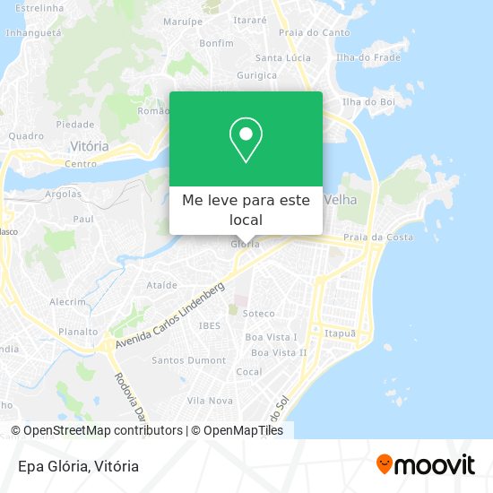 Epa Glória mapa