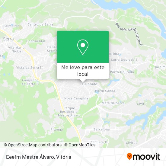 Eeefm Mestre Álvaro mapa