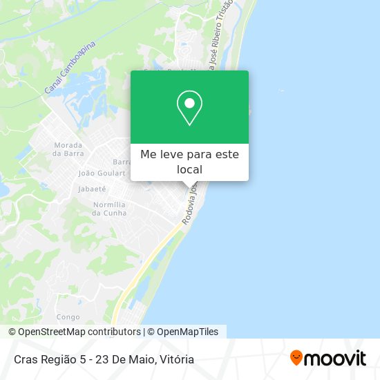 Cras Região 5 - 23 De Maio mapa