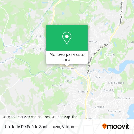 Unidade De Saúde Santa Luzia mapa