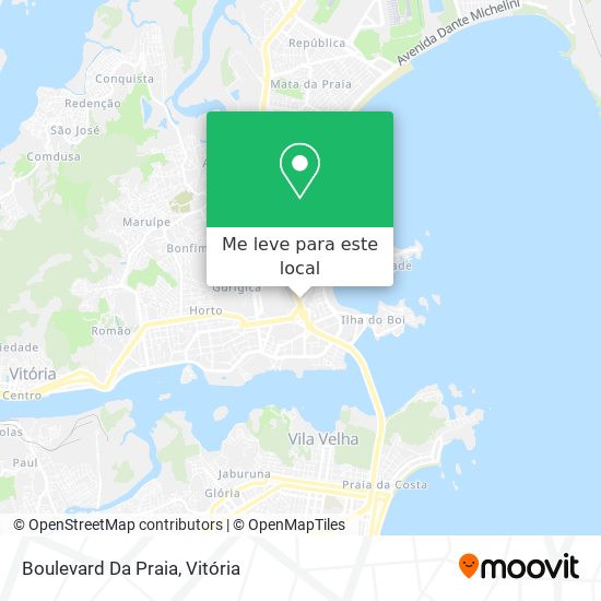 Boulevard Da Praia mapa