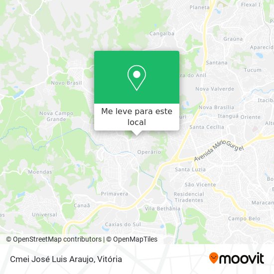 Cmei José Luis Araujo mapa