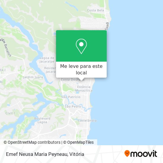 Emef Neusa Maria Peyneau mapa
