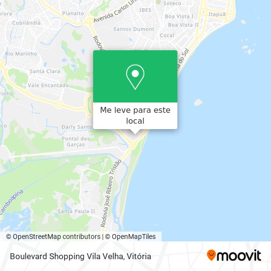 Boulevard Shopping Vila Velha mapa