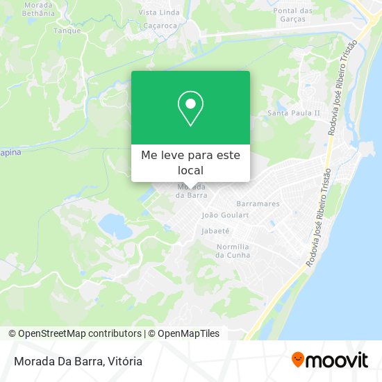 Morada Da Barra mapa