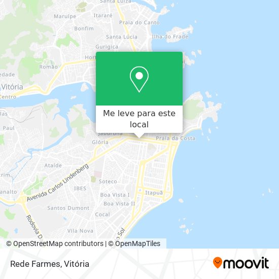 Rede Farmes mapa
