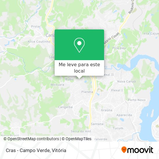 Cras - Campo Verde mapa