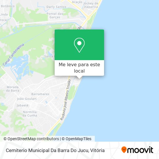 Cemiterio Municipal Da Barra Do Jucu mapa