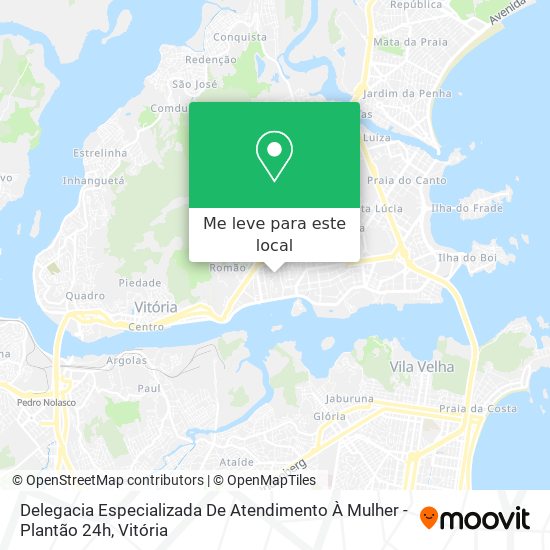 Delegacia Especializada De Atendimento À Mulher - Plantão 24h mapa