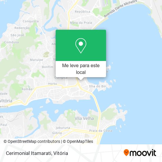 Cerimonial Itamarati mapa