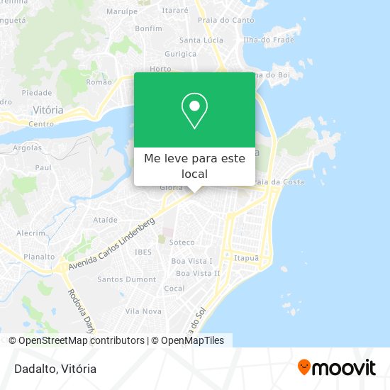 Dadalto mapa