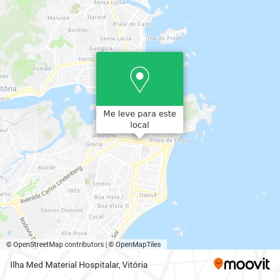 Ilha Med Material Hospitalar mapa