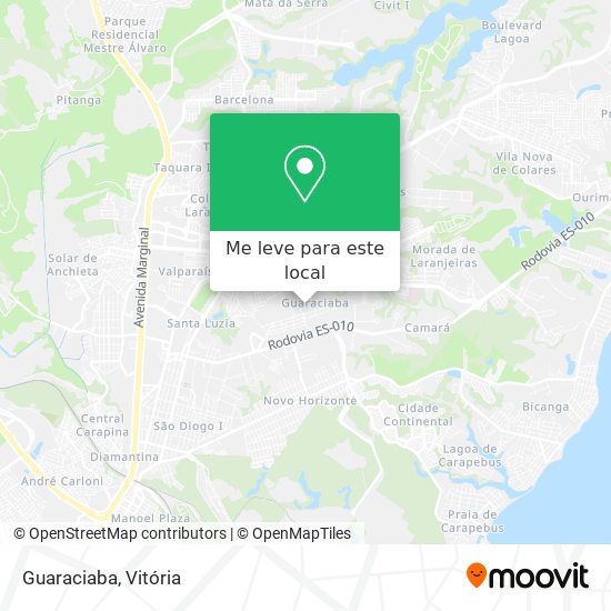 Guaraciaba mapa