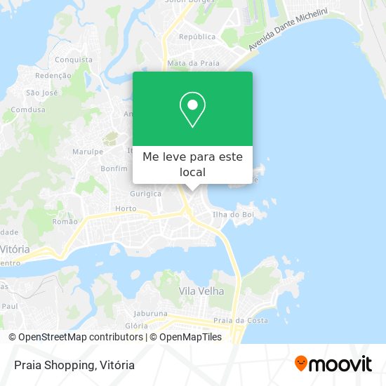 Praia Shopping mapa