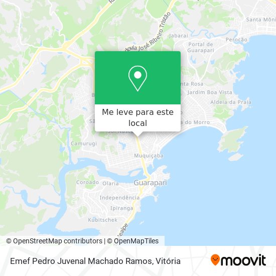 Emef Pedro Juvenal Machado Ramos mapa