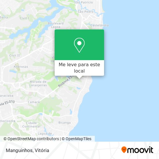 Manguinhos mapa