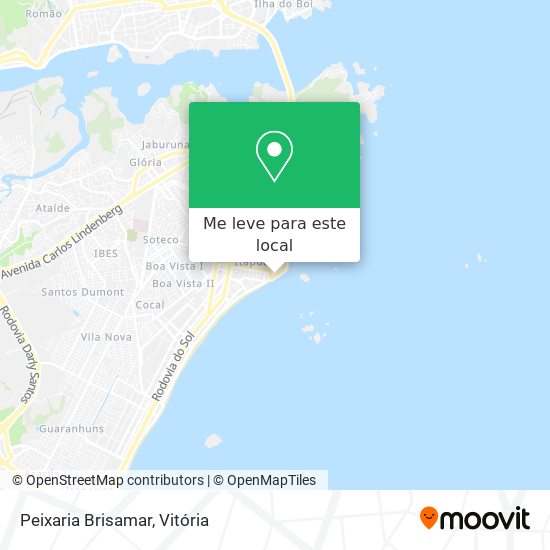 Peixaria Brisamar mapa